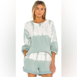 Chaser Slub French Terry Blouson Sleeve Raglan Pullover Sweatshirt